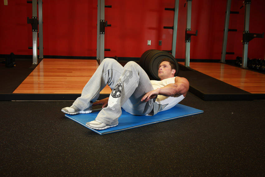 Alternate Heel Touchers start and end position