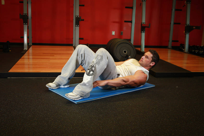 Alternate Heel Touchers start and end position