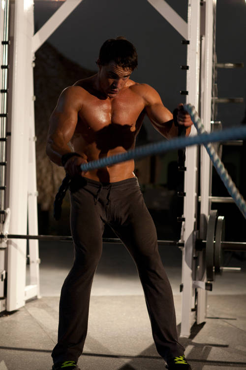 Battle Ropes start and end position