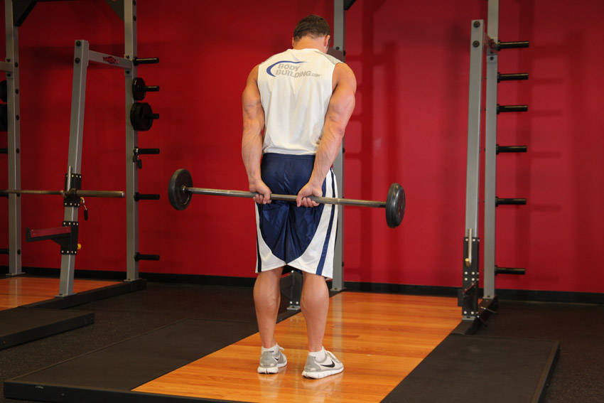 Behind-the-Back Wrist Curl start and end position