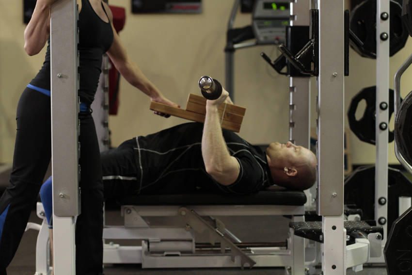 Board Press start and end position