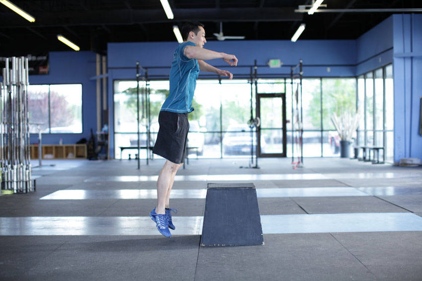 Box Jump start and end position
