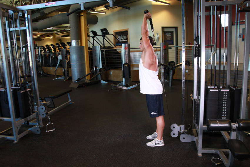 Cable Rope Overhead Extension start and end position
