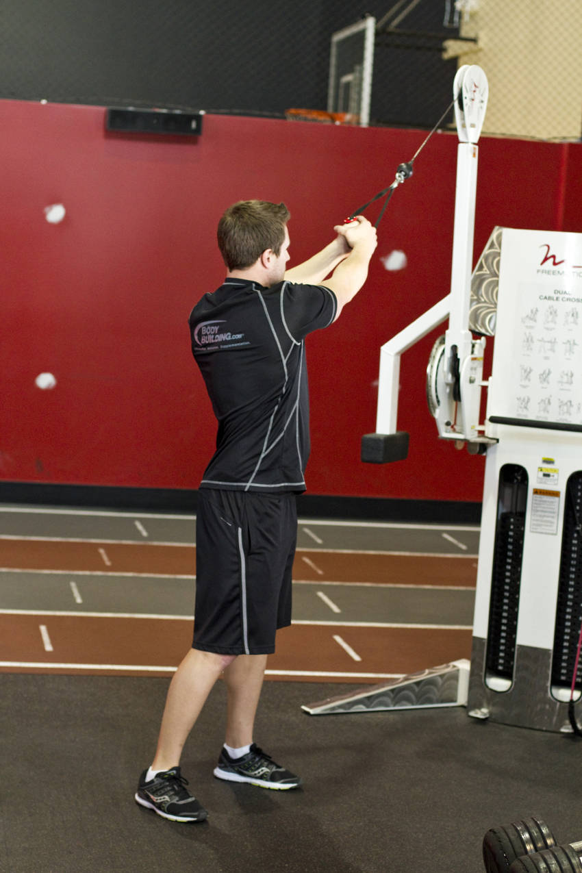Cable Woodchopper start and end position