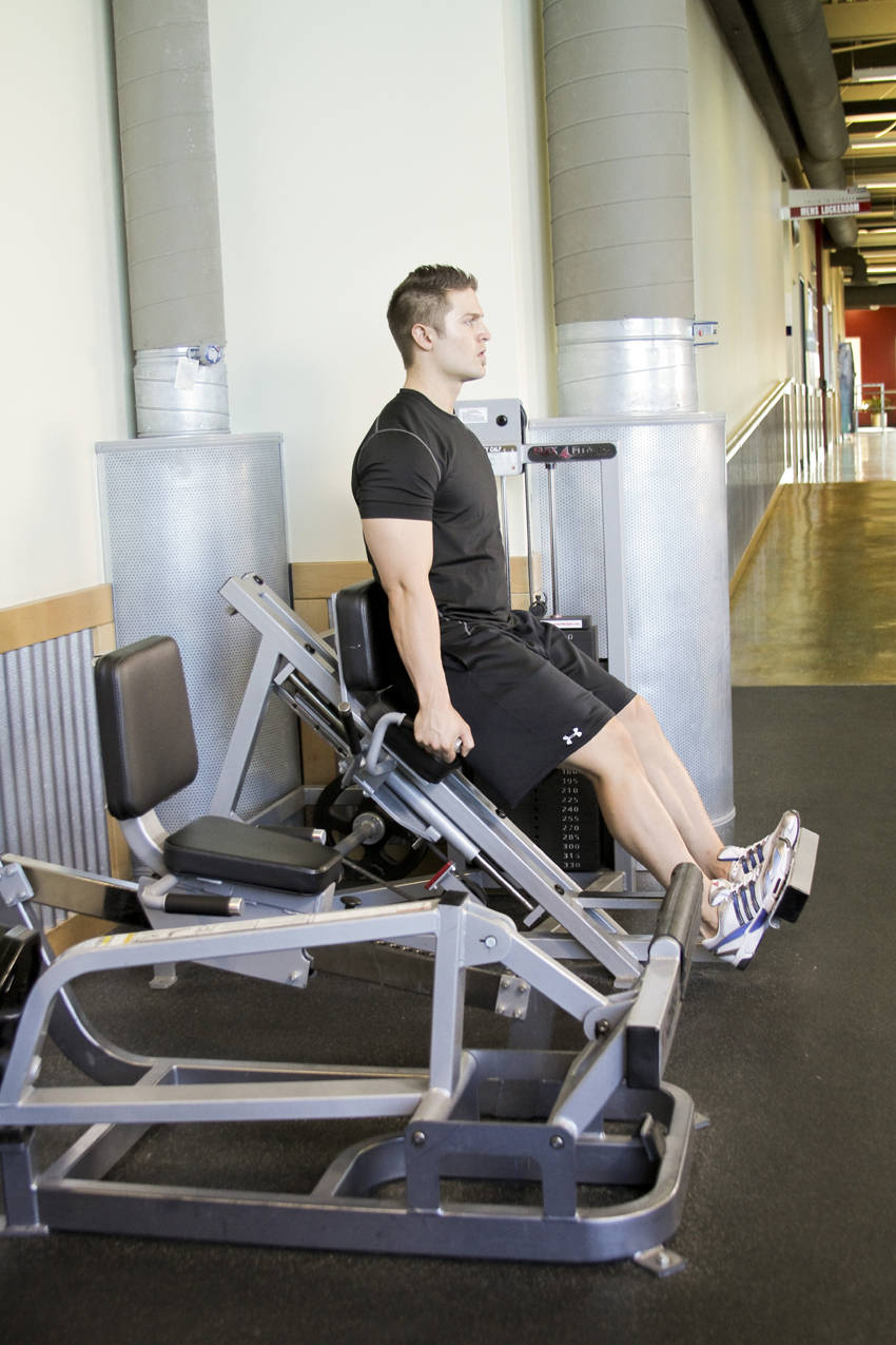 Calf Press start and end position