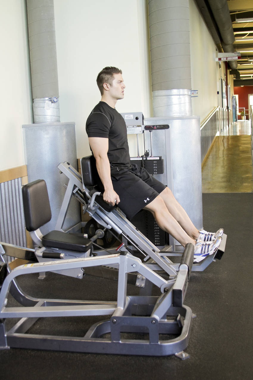 Calf Press start and end position