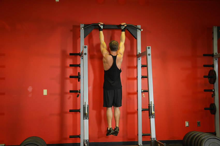 Chin-Up start and end position