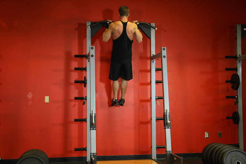Chin-Up start and end position