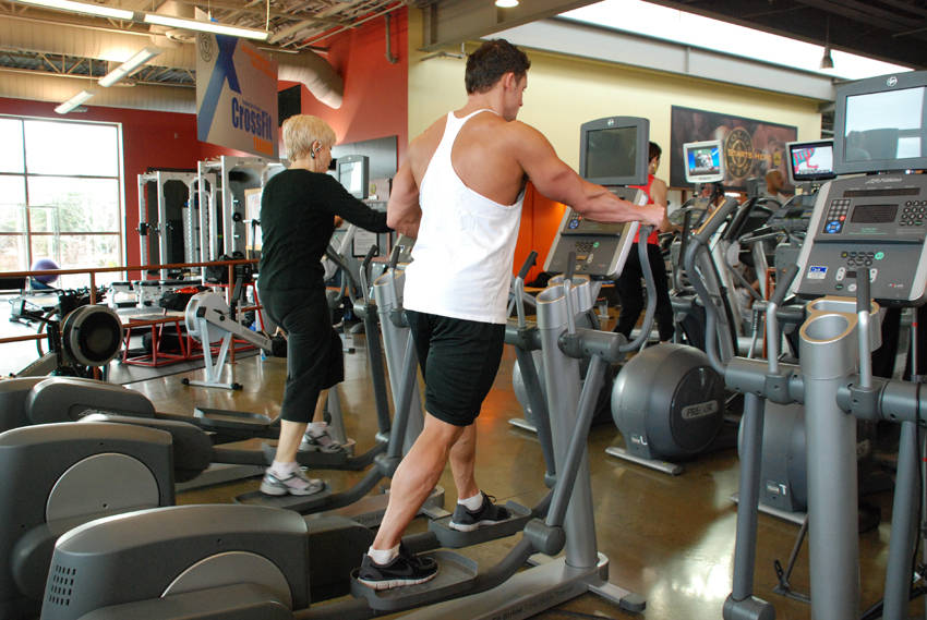 Elliptical Trainer start and end position