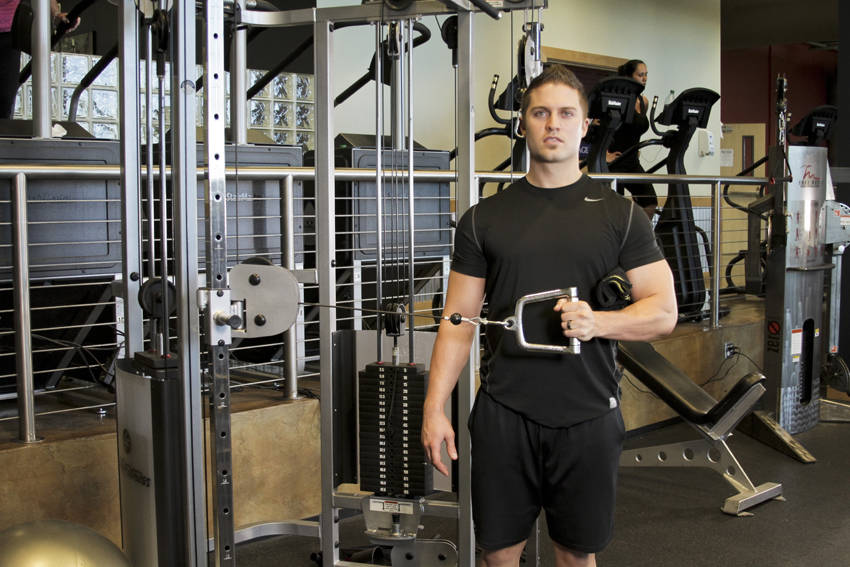 External Rotation with Cable start and end position