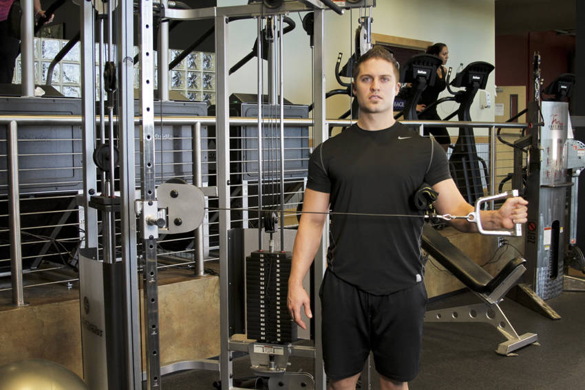 External Rotation with Cable start and end position