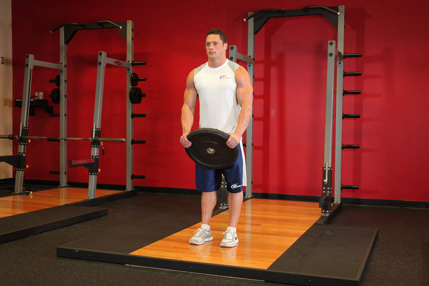Front Plate Raise start and end position