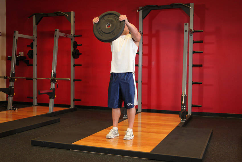 Front Plate Raise start and end position
