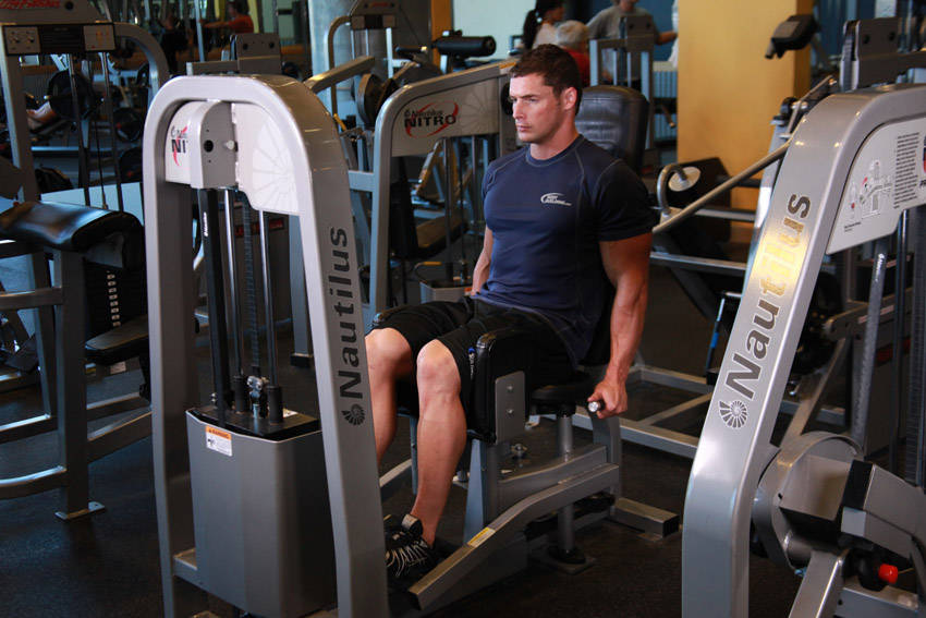 Hip Abduction Machine start and end position
