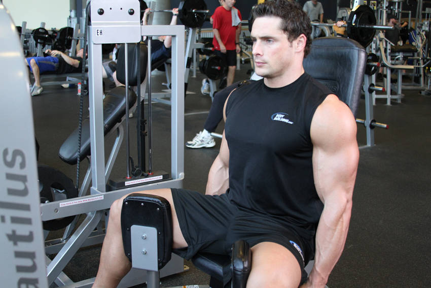 Hip Adduction Machine start and end position