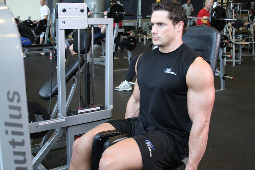 Hip Adduction Machine start and end position