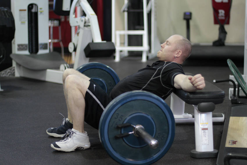 Hip Thrust start and end position