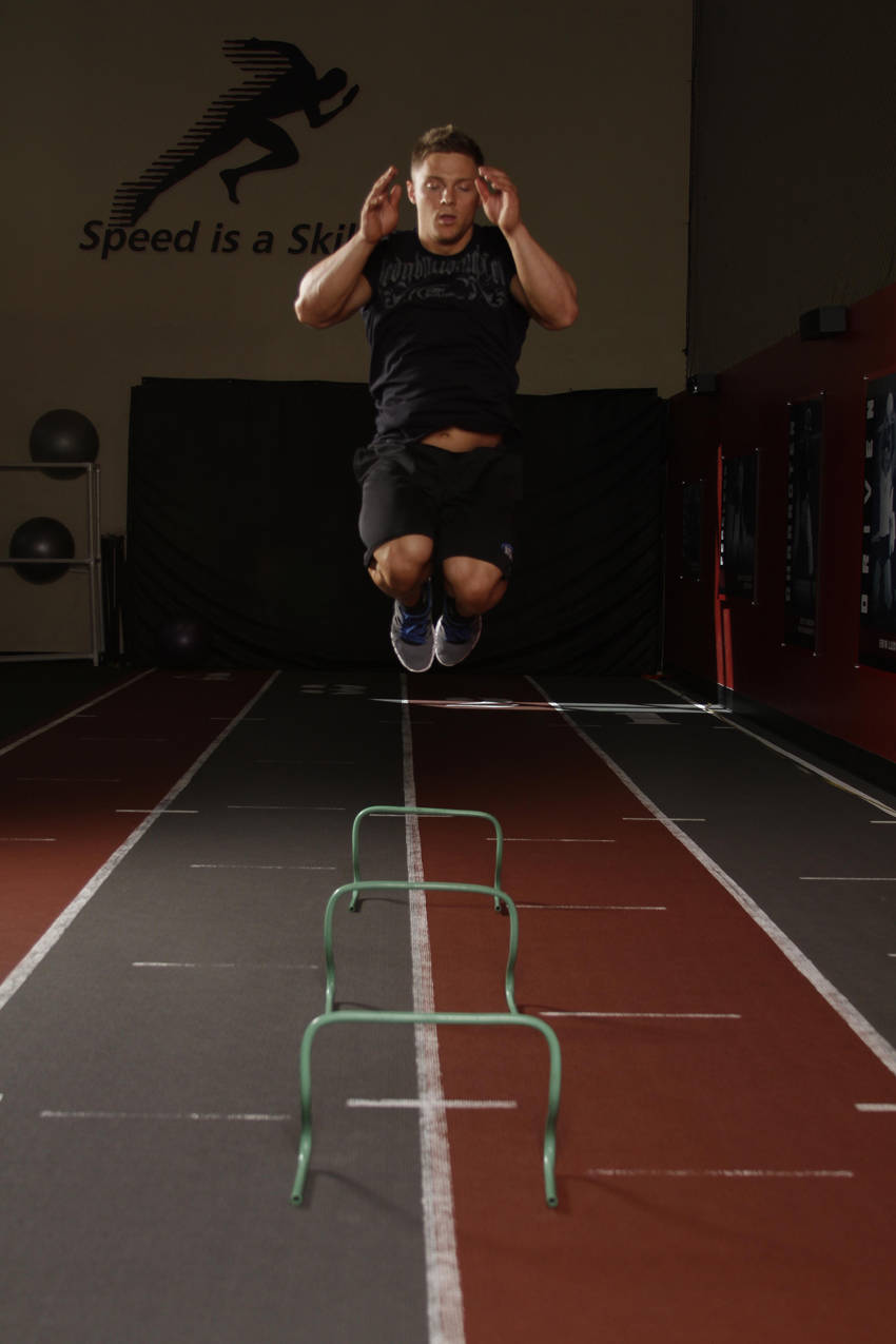 Hurdle Hops start and end position
