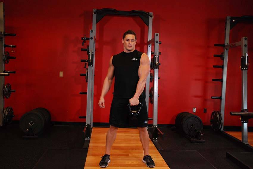 Kettlebell Swing start and end position