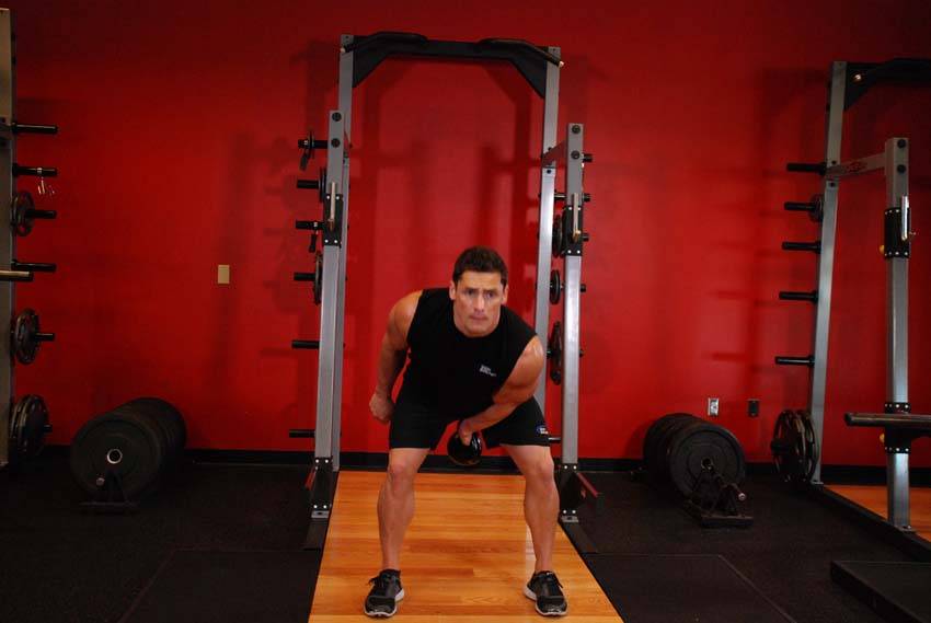 Kettlebell Swing start and end position
