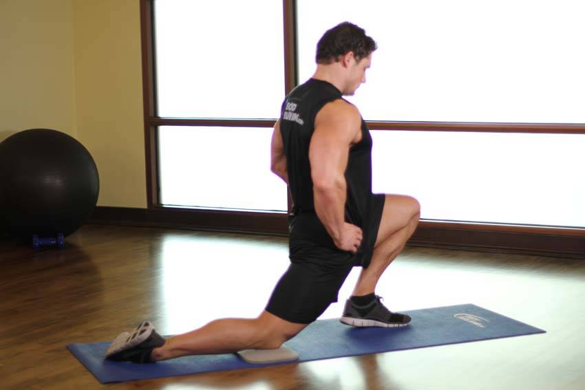 Kneeling Hip Flexor start and end position