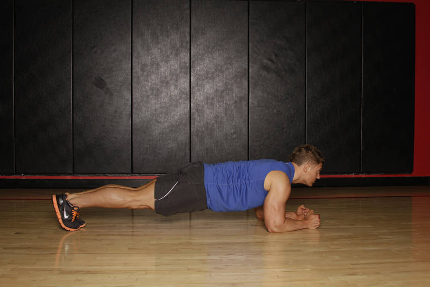 Plank start and end position