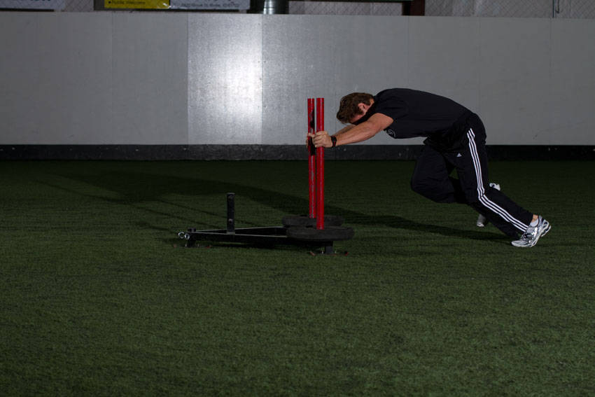 Kızak Sprinti (Prowler) hareketi başlangıç ve bitiş pozisyonu