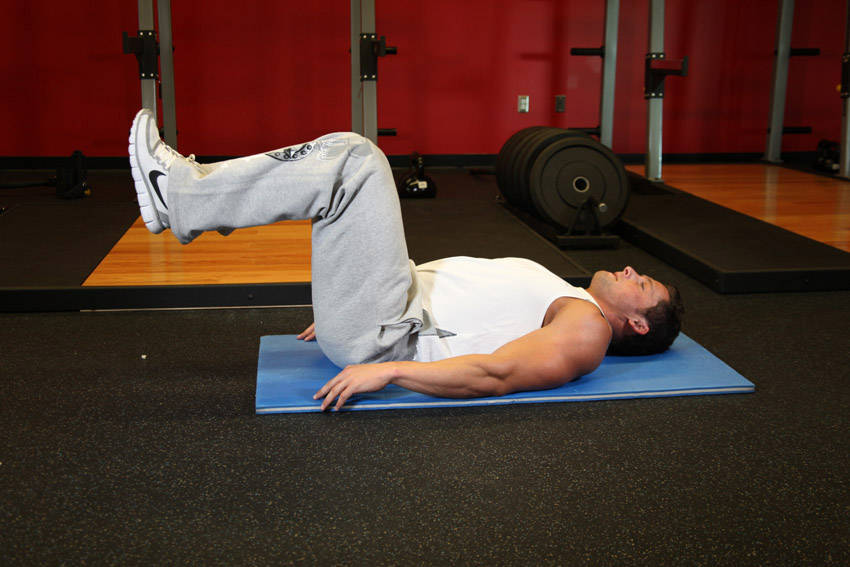 Reverse Crunch start and end position