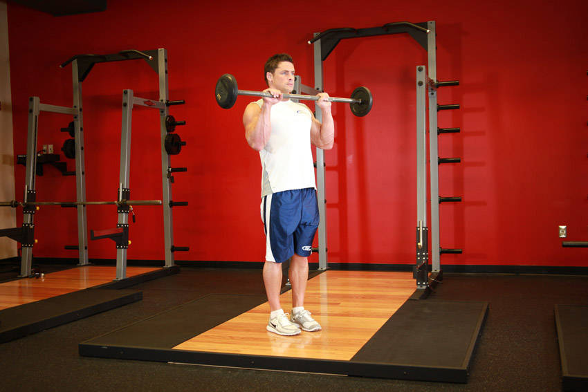 Reverse Curl start and end position