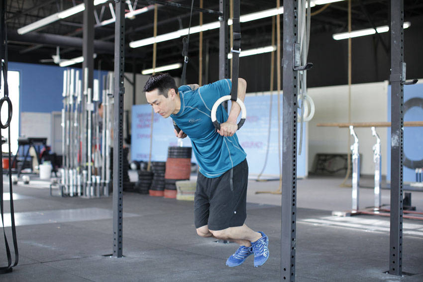 Ring Dips start and end position