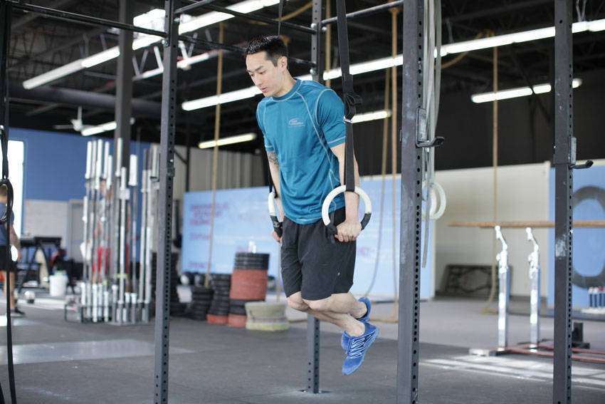 Ring Dips start and end position