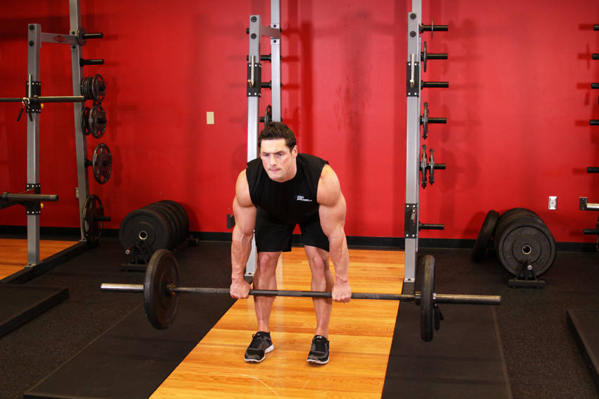 Romanian Deadlift start and end position