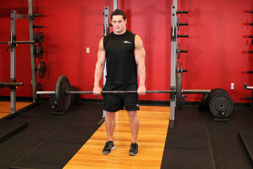Romanian Deadlift start and end position
