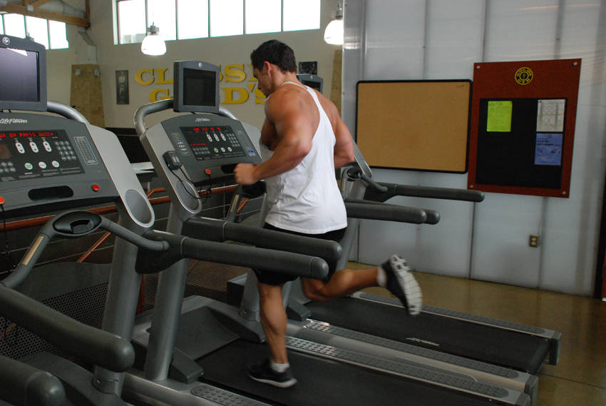 Running, Treadmill start and end position