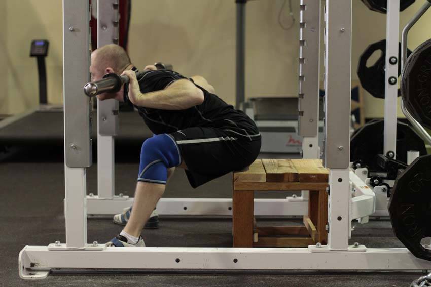 Seated Good Mornings start and end position