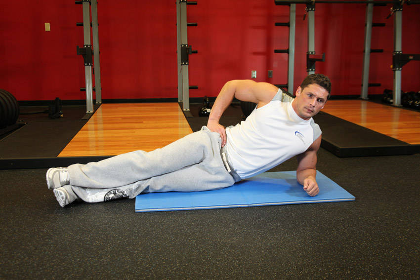 Side Plank start and end position