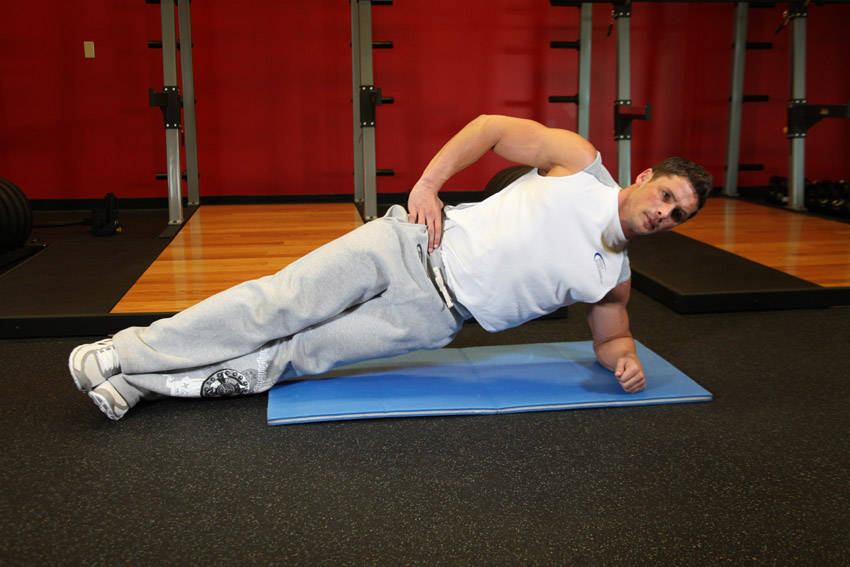 Side Plank start and end position