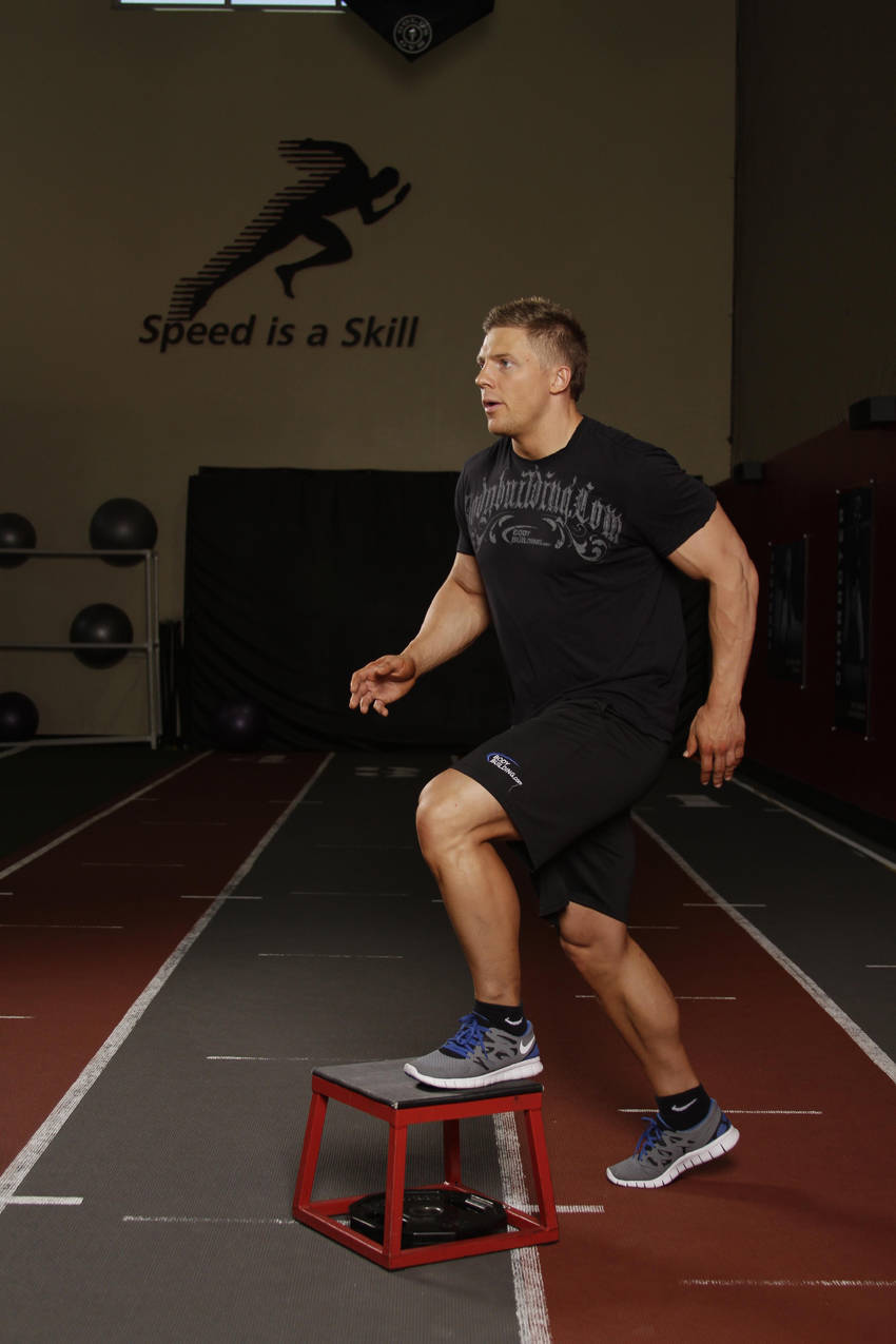 Single Leg Push-off start and end position