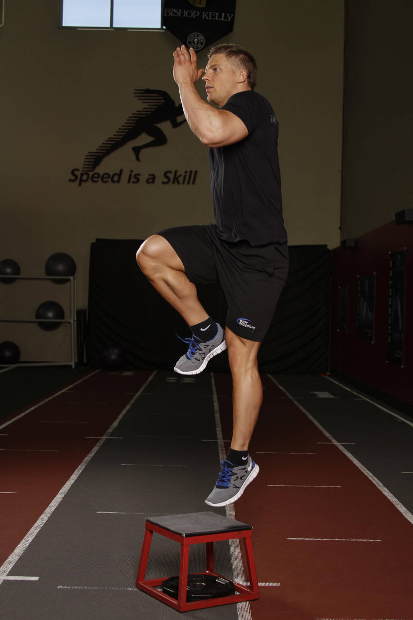 Single Leg Push-off start and end position
