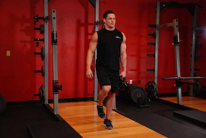 Single-Leg Romanian Deadlift start and end position