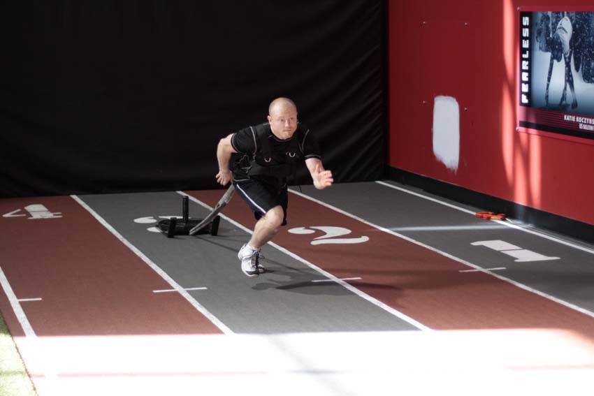 Sled Drag - Harness start and end position