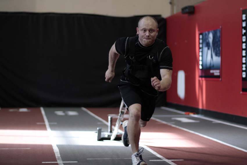 Sled Drag - Harness start and end position