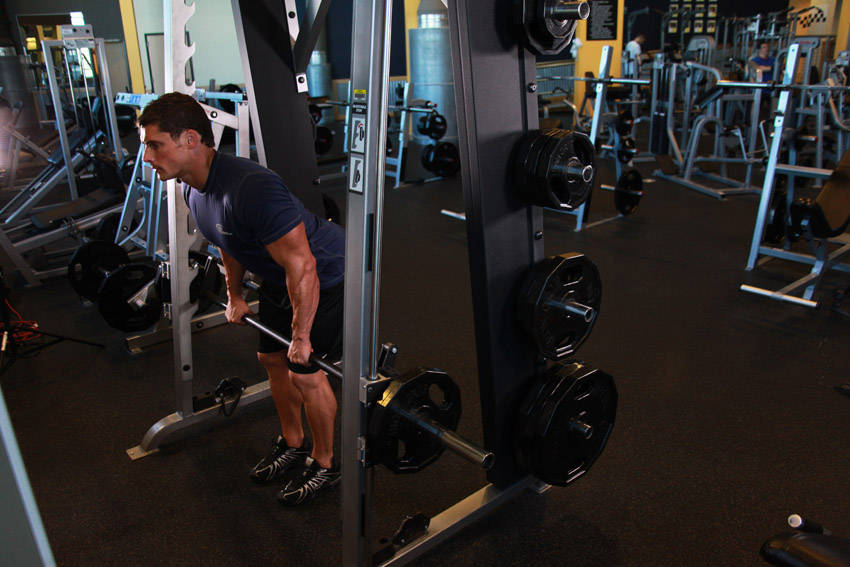 Smith Machine Row start and end position