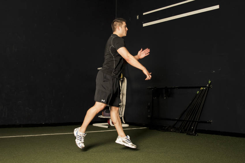 Split Jump start and end position