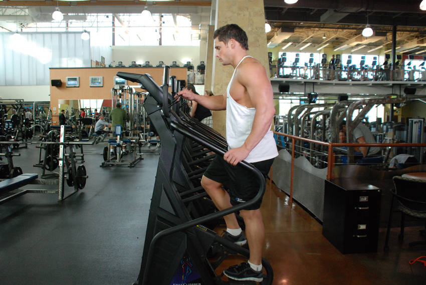 Stairmaster start and end position