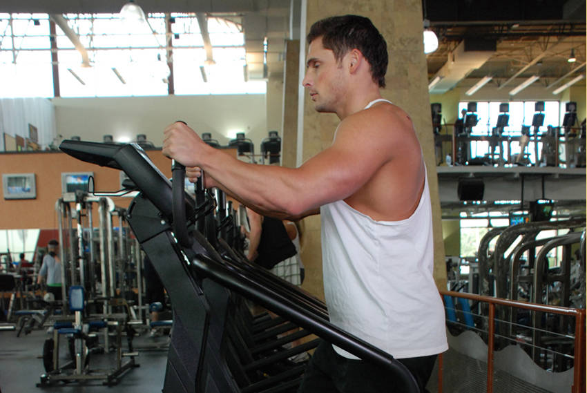 Stairmaster start and end position