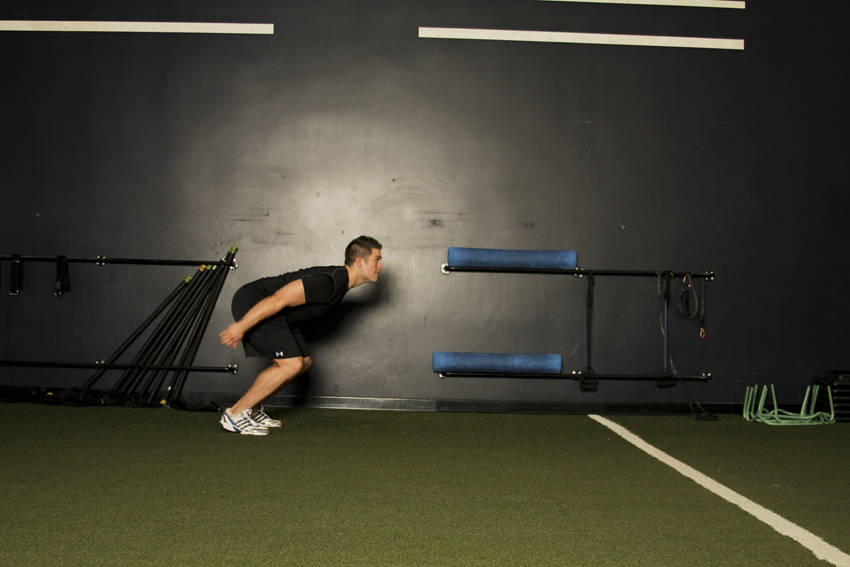 Standing Long Jump start and end position